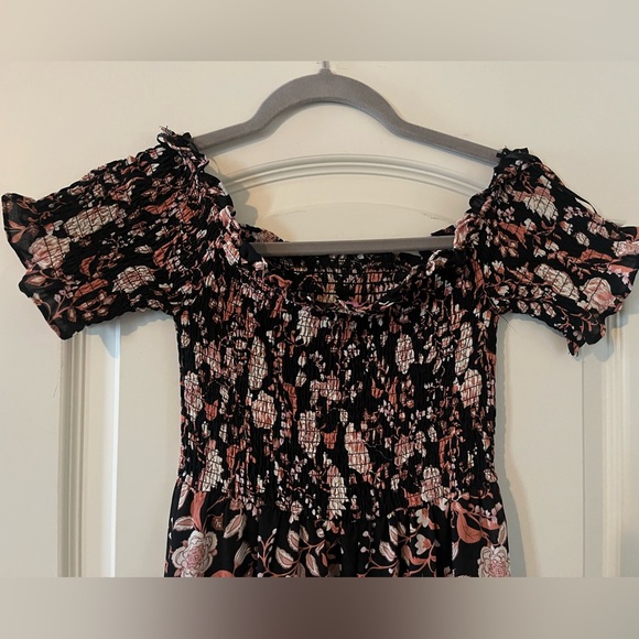 New! Francesca’s Mi Ami Floral Off-Shoulder Maxi Dress women’s size small - Picture 7 of 16